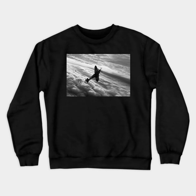 Fighter Sweep Crewneck Sweatshirt by aviationart